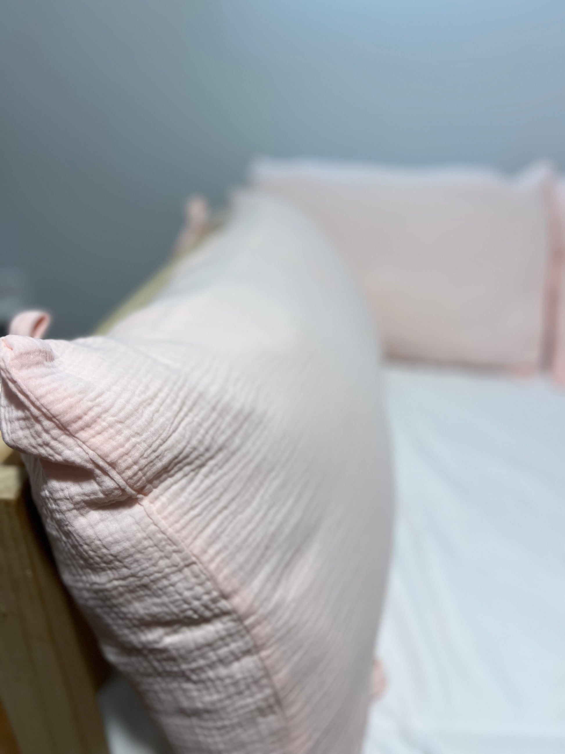 Soft cotton pillow cover.