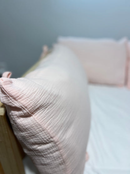 Soft cotton pillow cover.