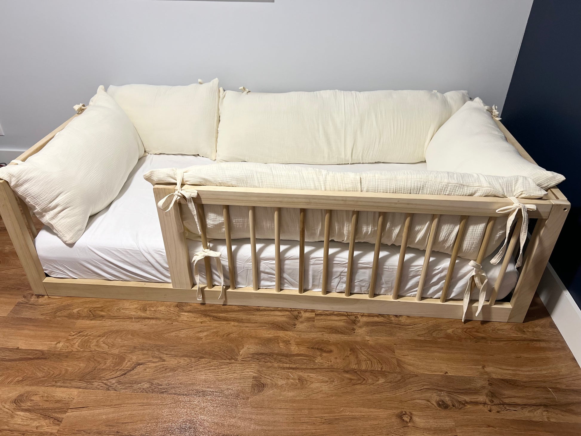 Soft cotton pillow cover.